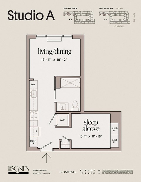 the studio a floor plan